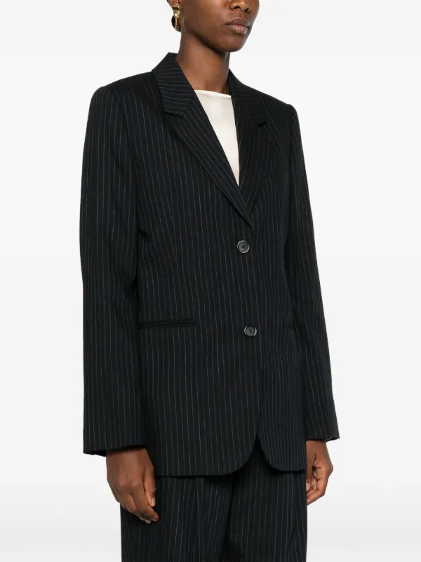 TOTEME Tailored Pinstriped Blazer | Blue | FARFETCH TOTEME Tailored Pinstriped Blazer | Blue | FARFETCH