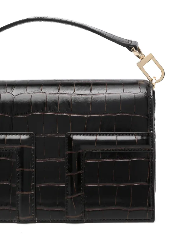 【関税込み】TOTEME ブラウン ミニ T-Flap バッグ TOTEME T-flap Leather Bag in Brown | Lyst