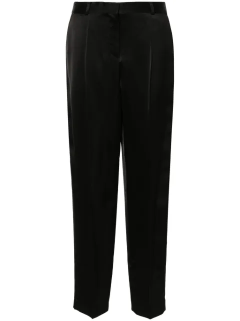 TOTEME pantalones satinados con tiro bajo