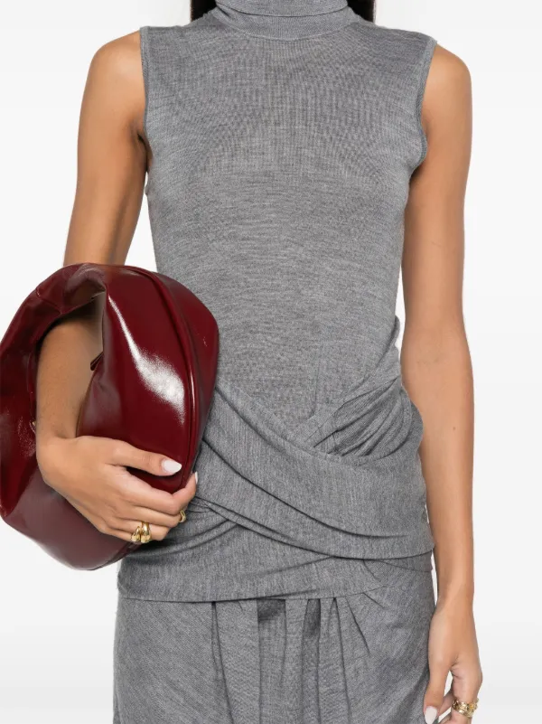 TOTEME Draped Midi Dress | Grey | FARFETCH