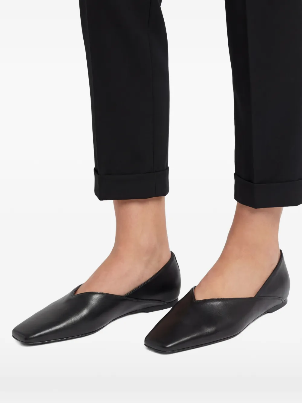 TOTEME The Everyday ballerina's Zwart