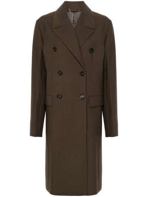 Manteau mi-long Broad - TOTEME - Modalova