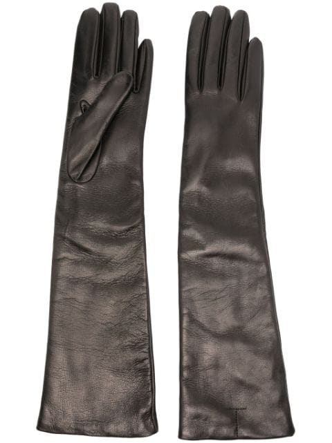 TOTEME long leather gloves