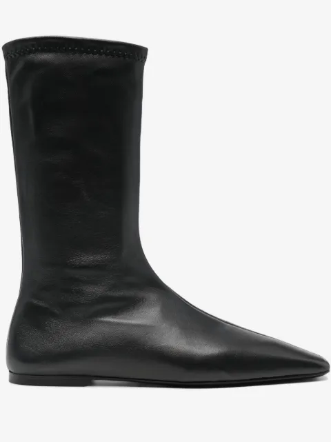 TOTEME leather sock boots