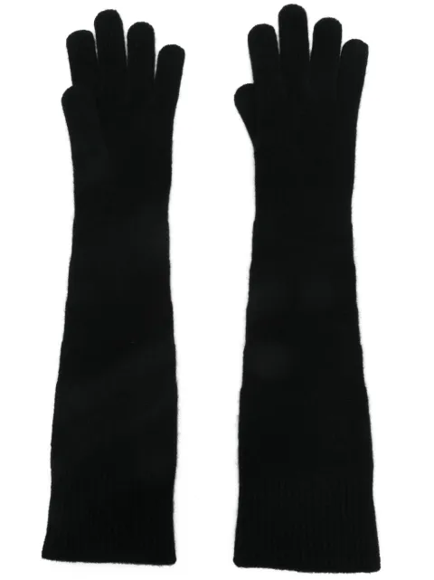 TOTEME guantes tejidos de canalé