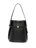 TOTEME belted leather bucket bag - Black