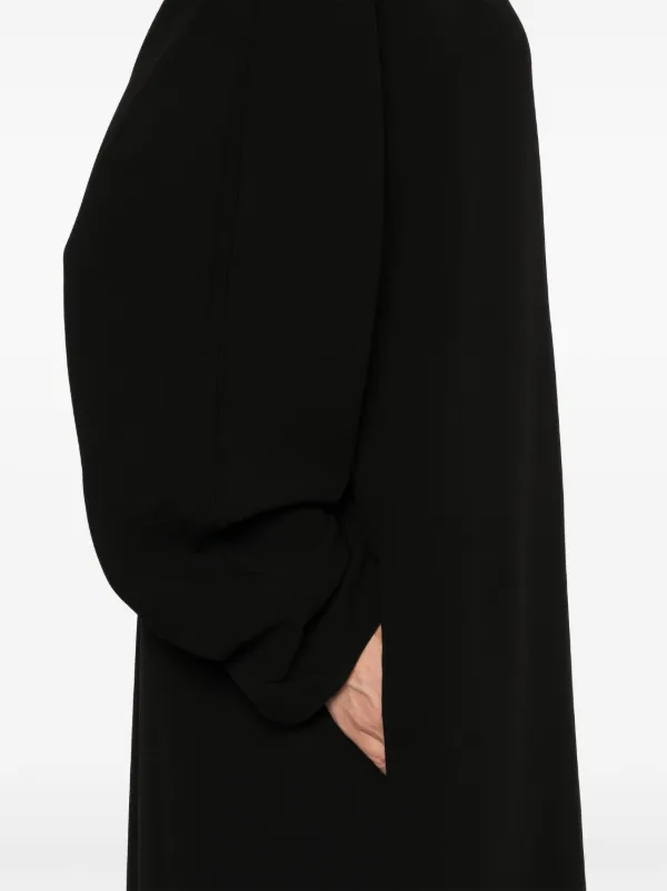 【TOTEME】クルーネック ロングドレス TOTEME クルーネック ドレス | ブラック | FARFETCH JP