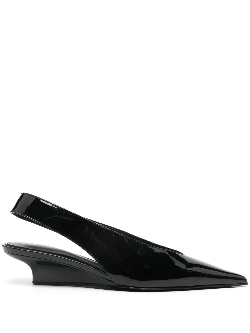 TOTEME 35mm The Wedge-Heel slingback pumps Black