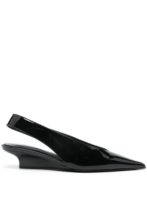 TOTEME zapatillas The Wedge-Heel Slingback con tacón de 35mm