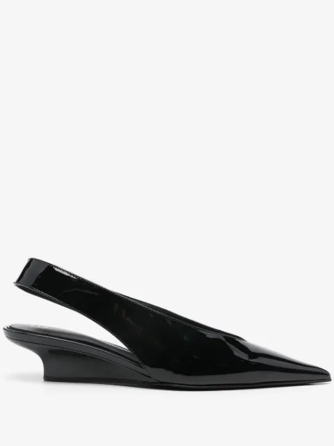 TOTEME 35mm The Wedge-Heel slingback pumps