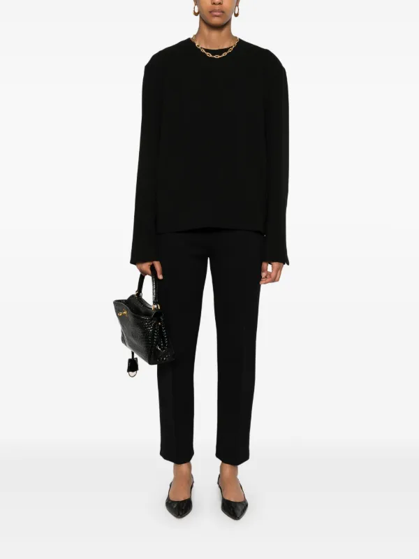 Heart point tops ブラック 黒 Zifa Shirt Black | Princess Polly USA