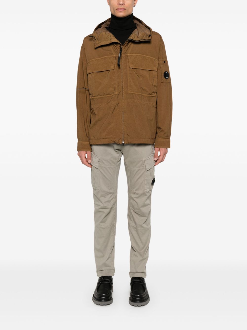 C.P. Company Taylon P hooded jacket - Brown