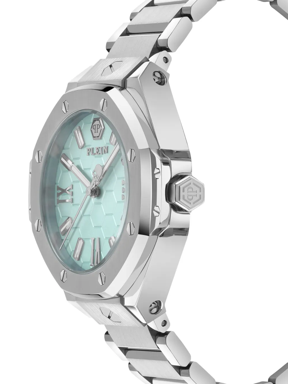 Shop Philipp Plein Lady Royal 39mm In 蓝色