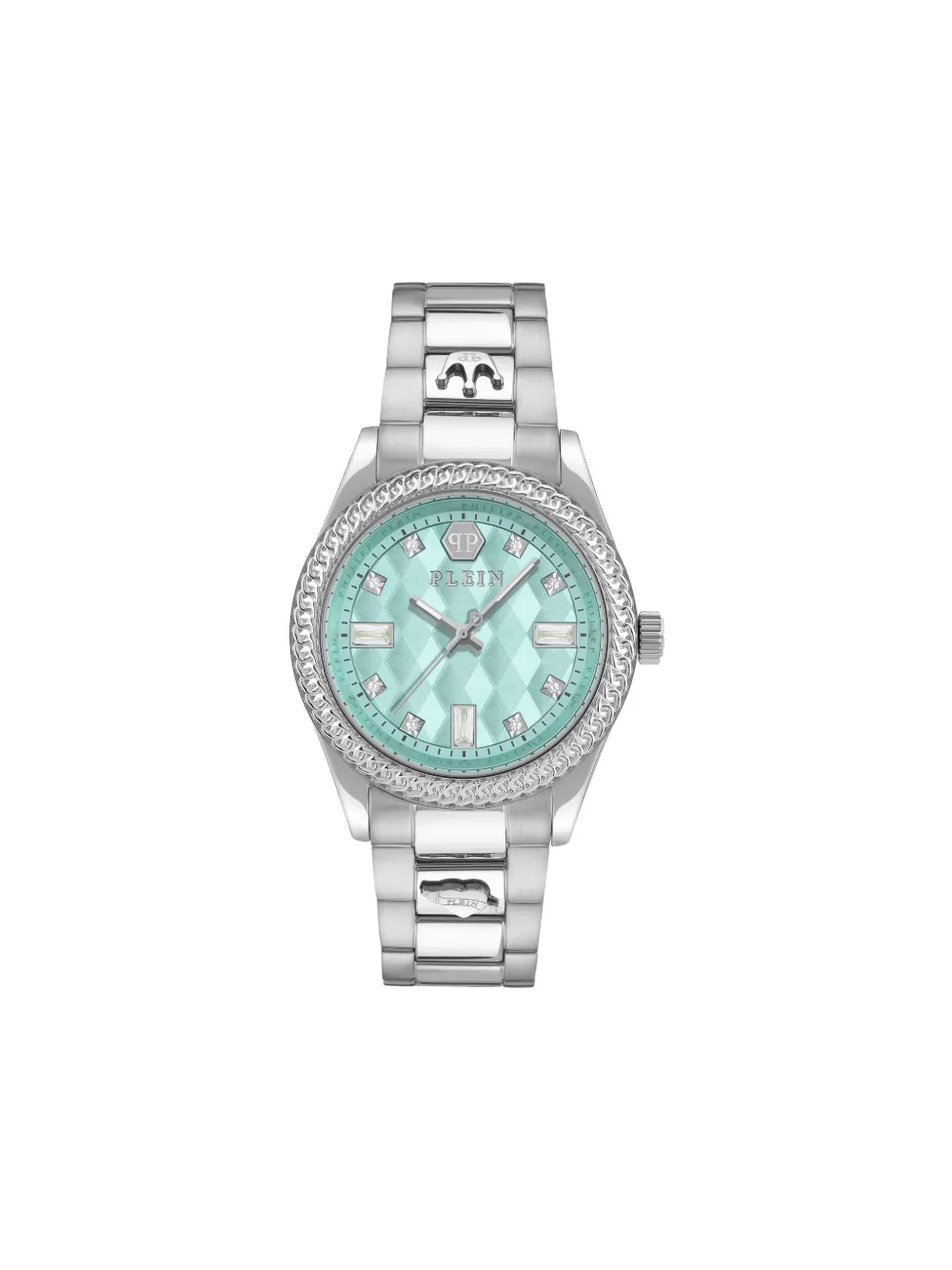 Philipp Plein Qeen 36mm 腕時計 - ブルー Philipp Plein Qeen 36mm 腕時計 - ブルー