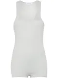 Ioana Ciolacu metallic-thread bodysuit - Grey