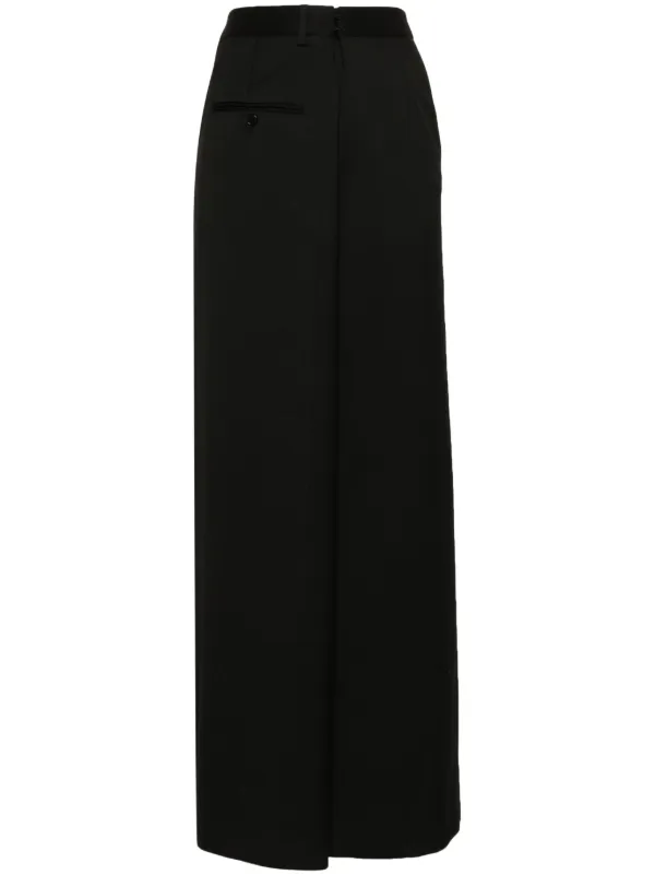 MM6 Maison Margiela マキシスカート | ブラック | FARFETCH JP