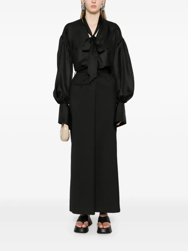 MM6 Maison Margiela サイドスリット ドレス | ブラック