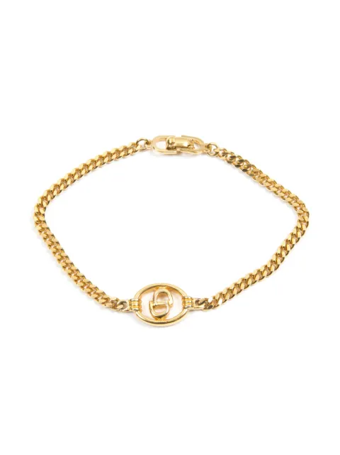 Christian Dior Pre-Owned 1990s CD chain bracelet
