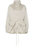 WARDROBE.NYC drawstring zip-up parka - Neutrals