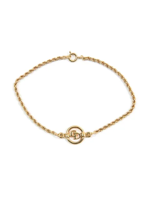 Christian Dior Pre-Owned 1990s CD chain bracelet