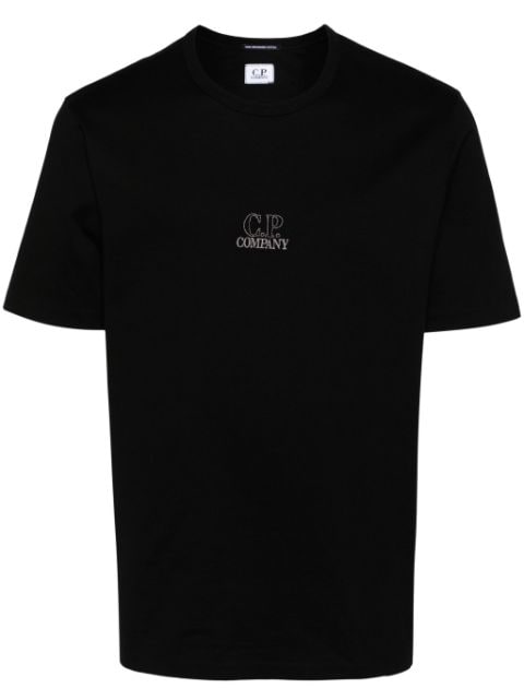 logo-embroidered T-shirt