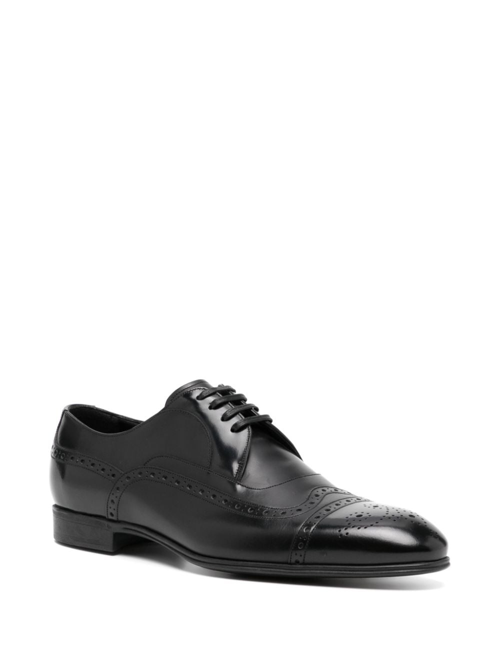 Dolce & Gabbana Leren brogues met ronde neus - Zwart