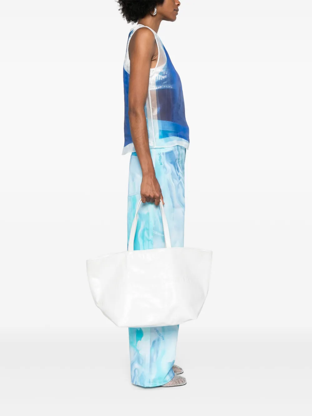 Alexander Wang Punch leren shopper - Wit