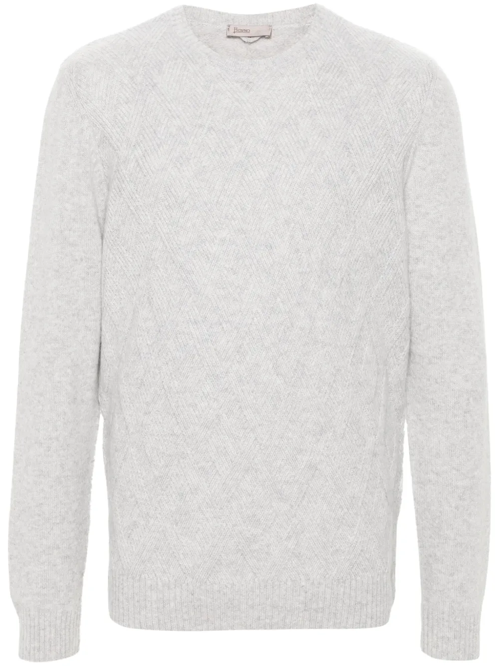 Herno Suéter de cashmere com efeito mescla | Cinza | Image 1