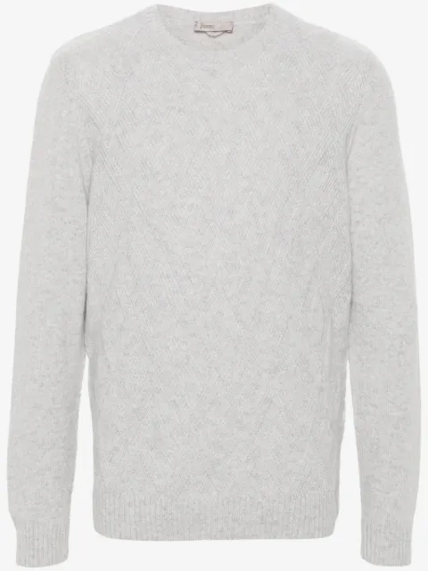 Herno mélange cashmere jumper