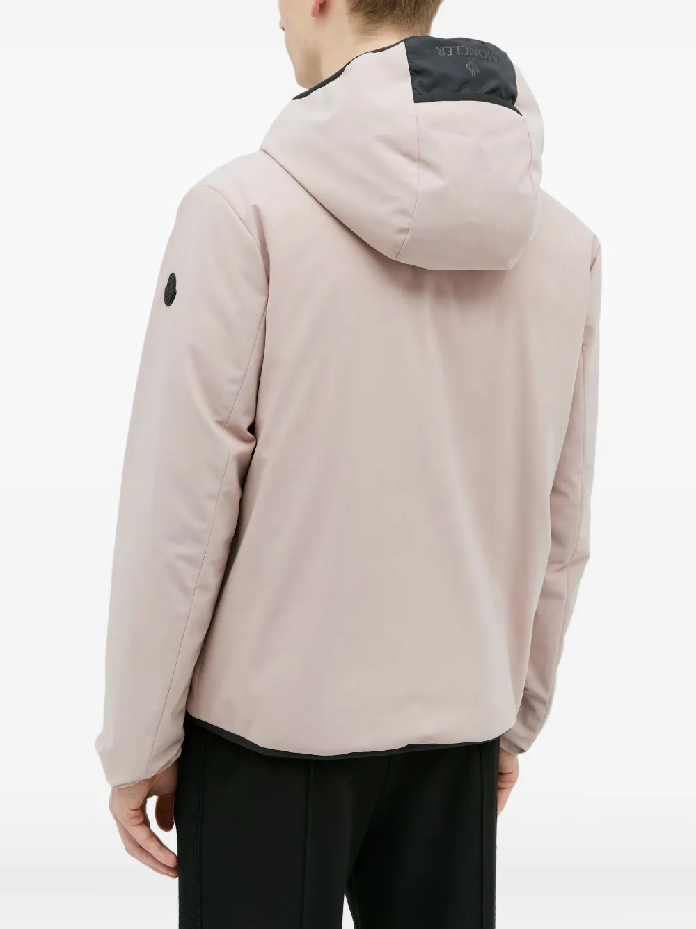 Moncler Dusler Hooded Down Jacket In Pink