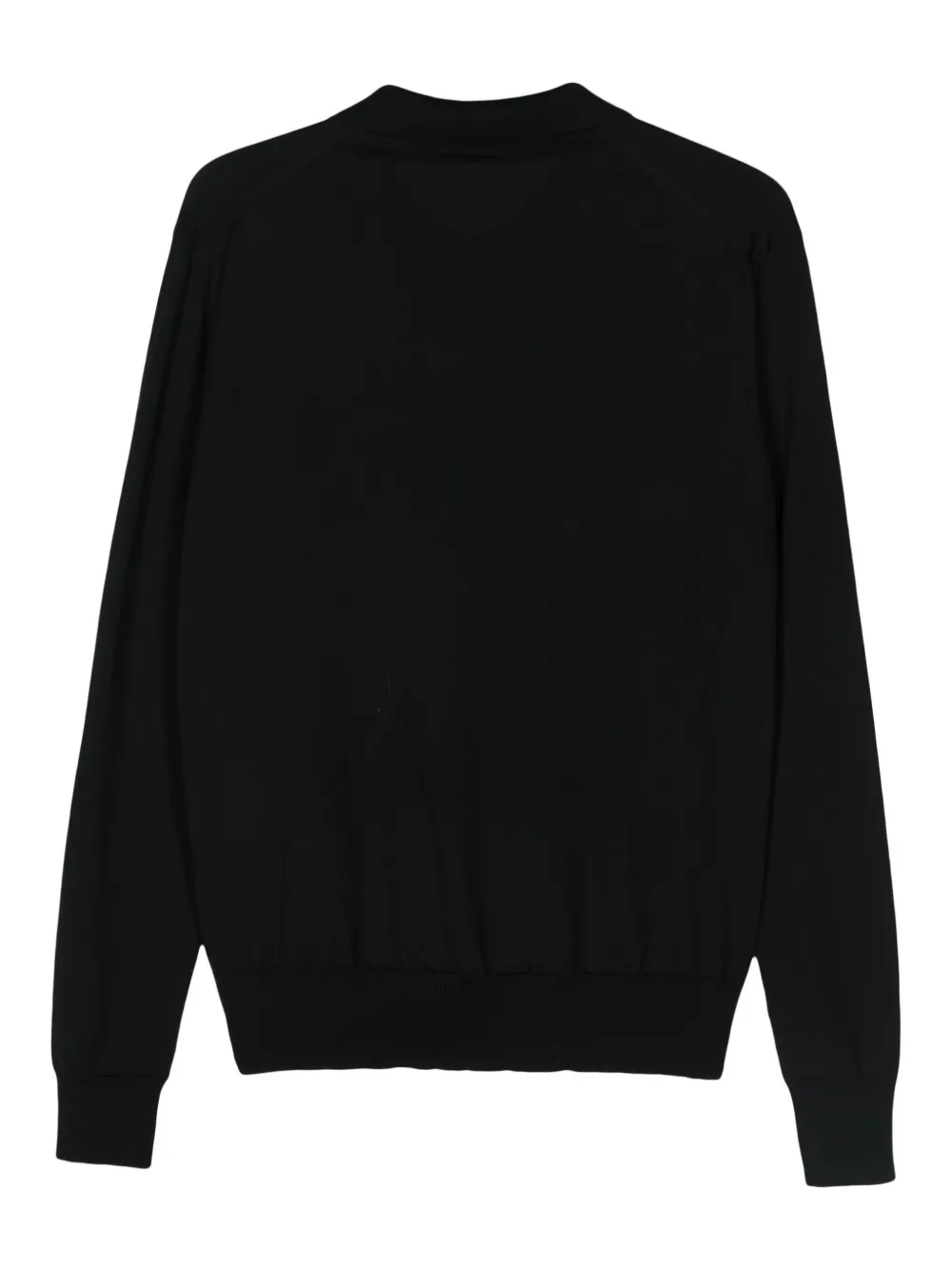 Jil Sander Trui met speld badge - Zwart