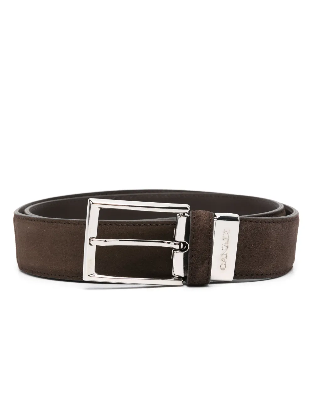 Canali Suède riem Bruin