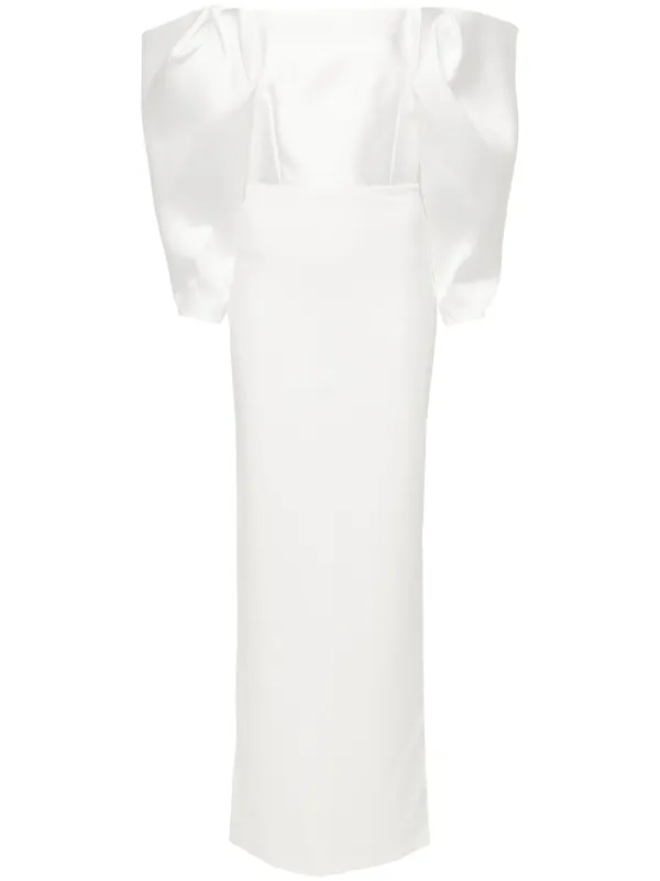 国内発送☆送料関税込【SOLACE LONDON】The Melina Maxi Dress The Melina Maxi Dress in Red – Solace London