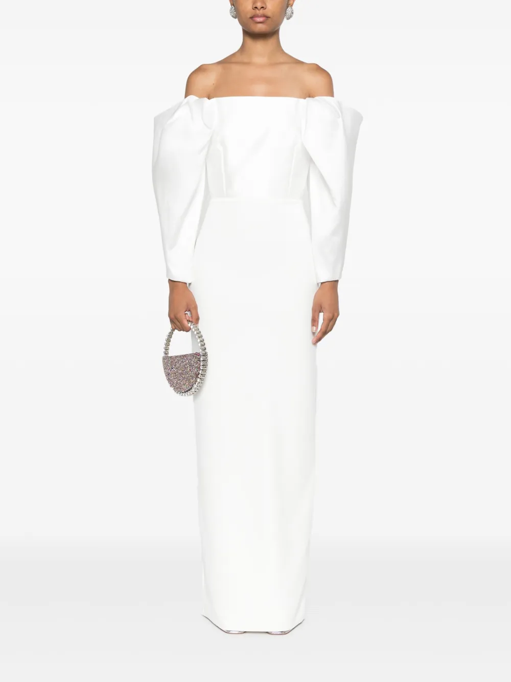 Solace London Melina maxi-jurk - Beige