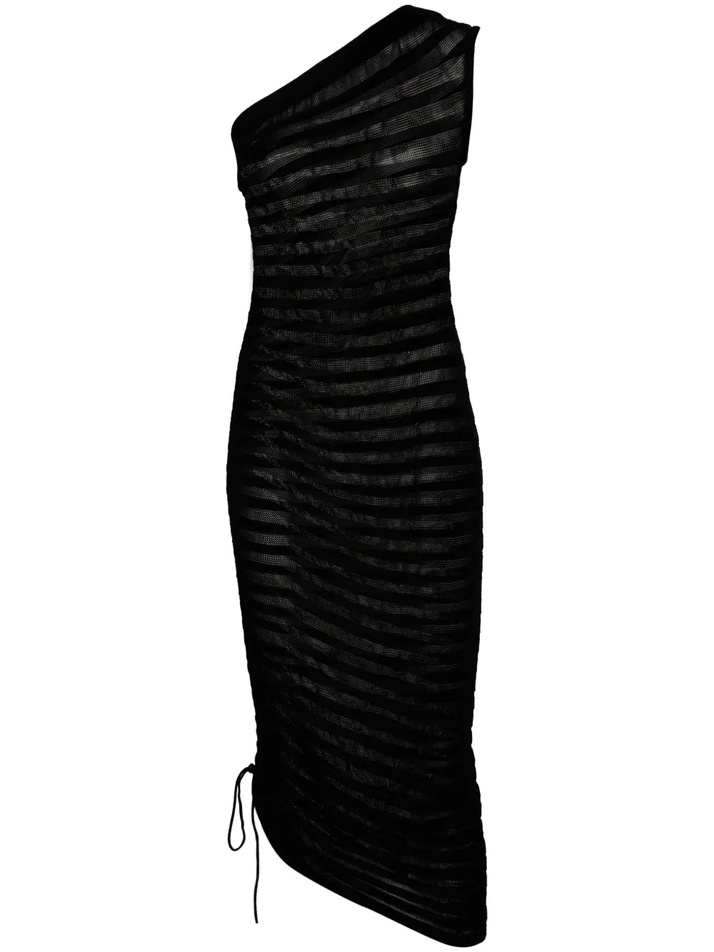 Alaïa asymmetric midi dress | Black | Image 1