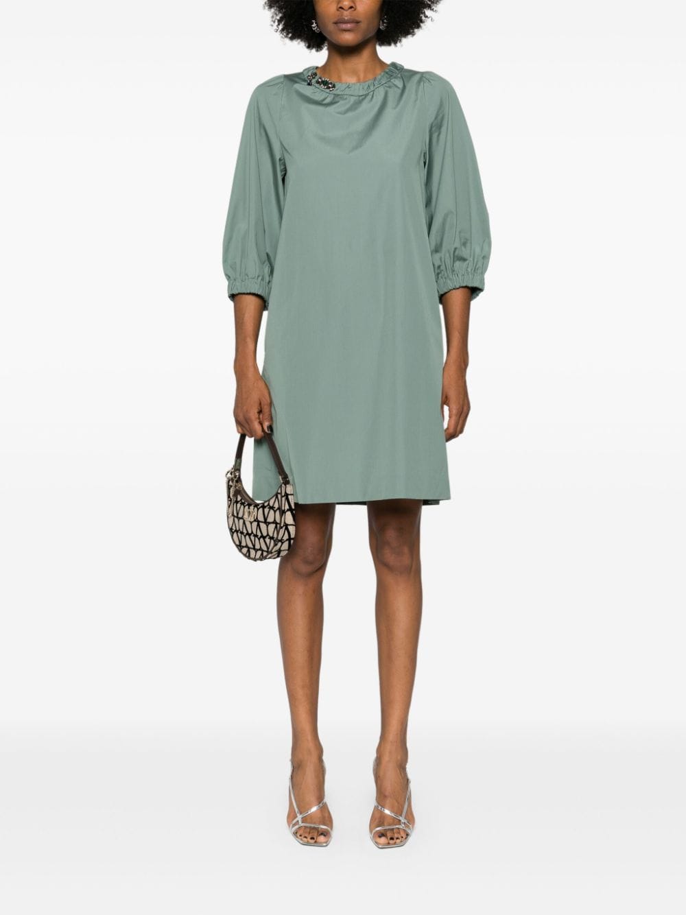 'S Max Mara William mini-jurk - Groen