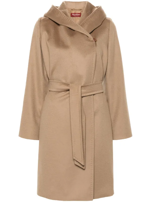 Max Mara Newmang Long Coat Neutrals FARFETCH BH