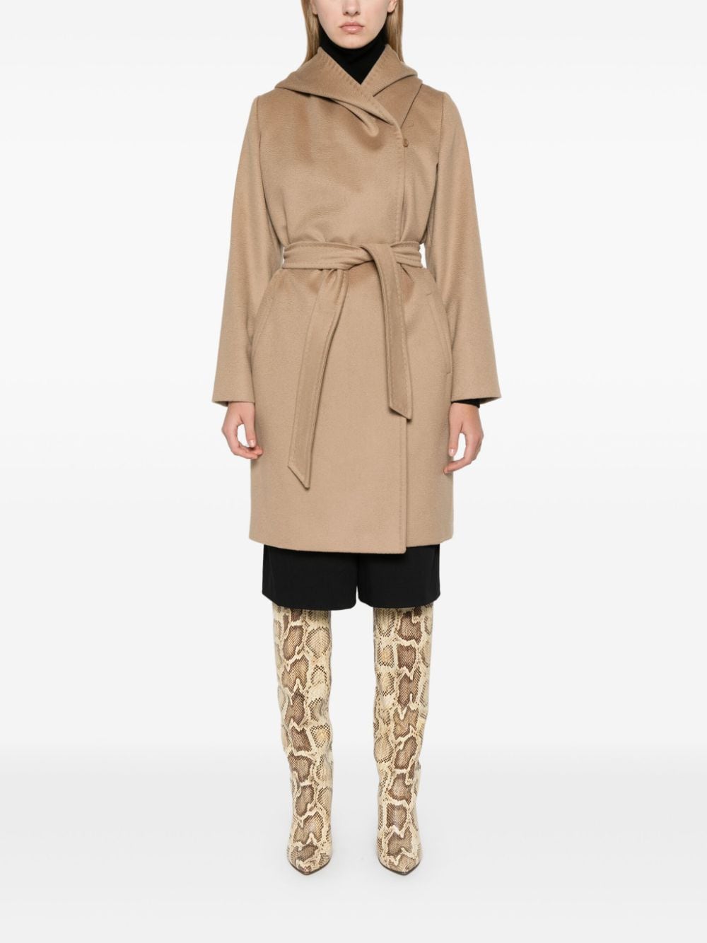 Max Mara Newman lange jas - Beige