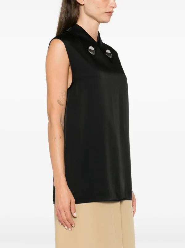 JIL SANDER ブラウス Jil Sander クリップディテール ブラウス | ブラック | FARFETCH JP