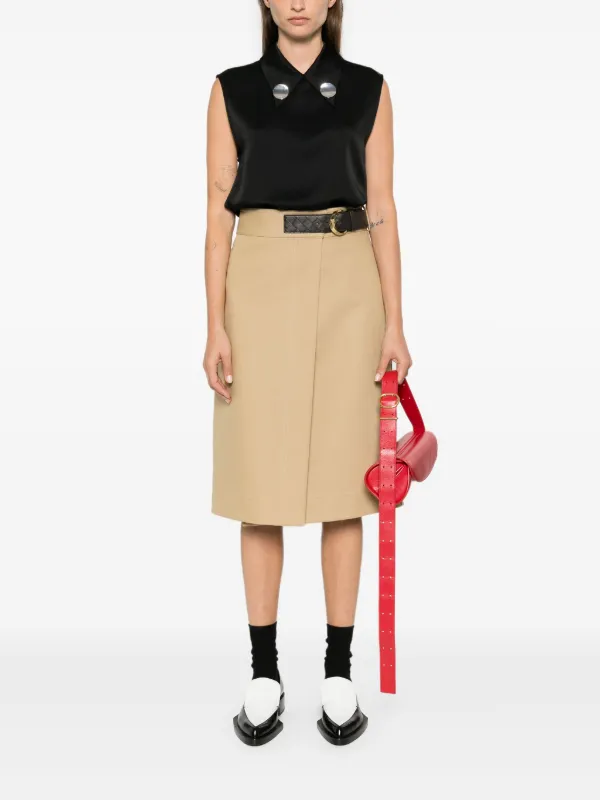 Jil Sander クリップディテール ブラウス | ブラック | FARFETCH JP