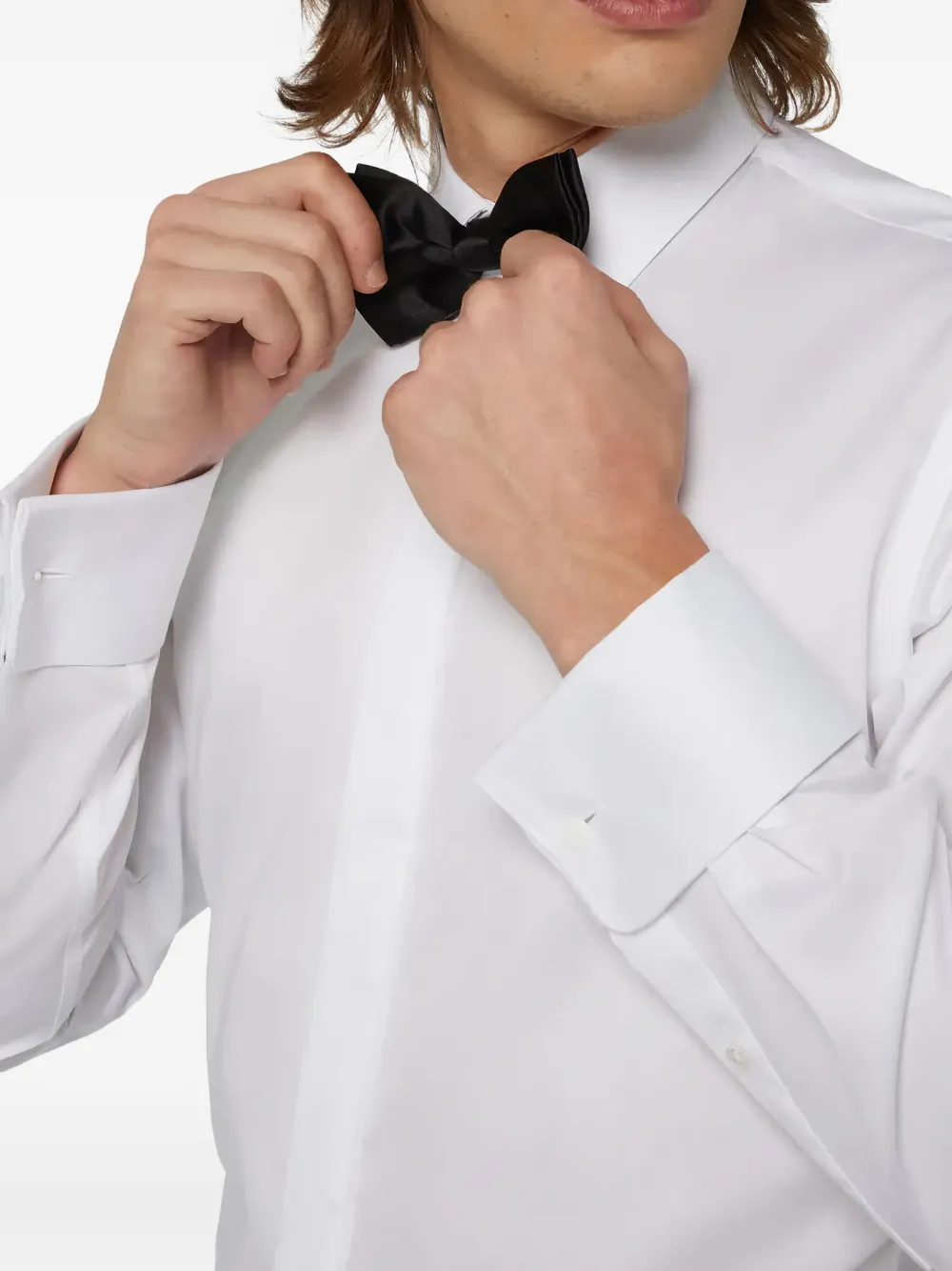 Boggi Milano Katoenen overhemd Wit