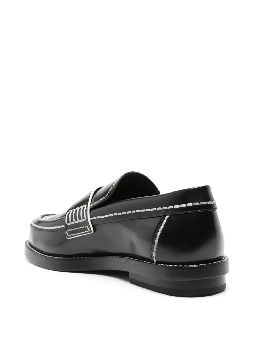 Alexander McQueen leather loafers Brown