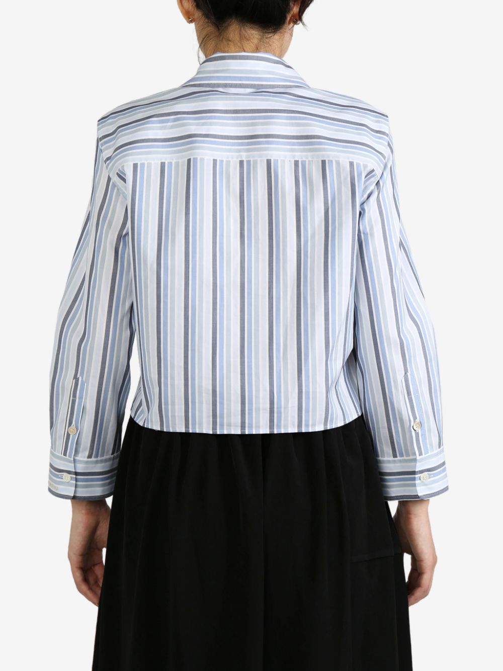 Marni striped cropped shirt Women