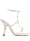 Giambattista Valli 110mm rhinestone-embellished - White