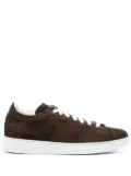 Kiton low-top suede sneakers - Brown