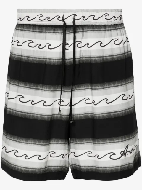 AMIRI short Wave Baja à rayures