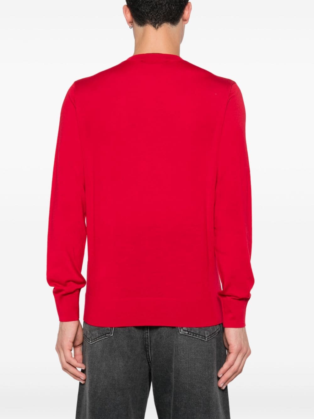 Shop Dsquared2 Logo-embroidery Jumper In Red