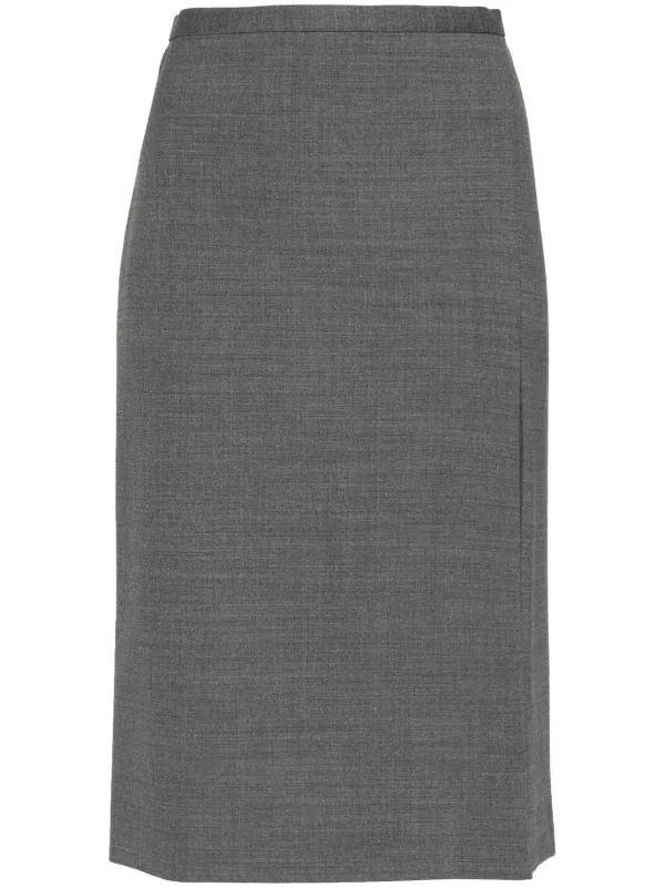 スカート PHILOSOPHY DI LORENZO SERAFINI Woman Skirt Grey 24213622_54351301_600.jpg