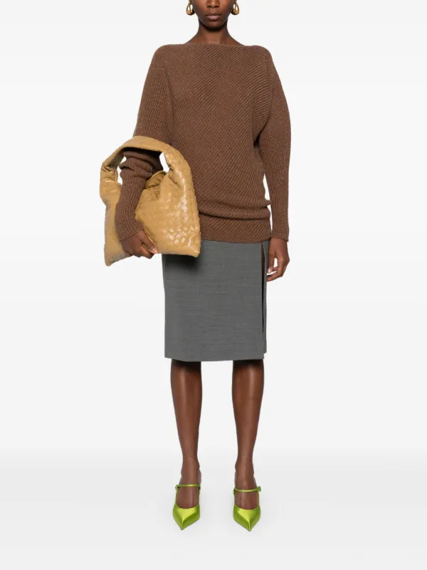Philosophy Di Lorenzo Serafini Mélange Skirt | Grey