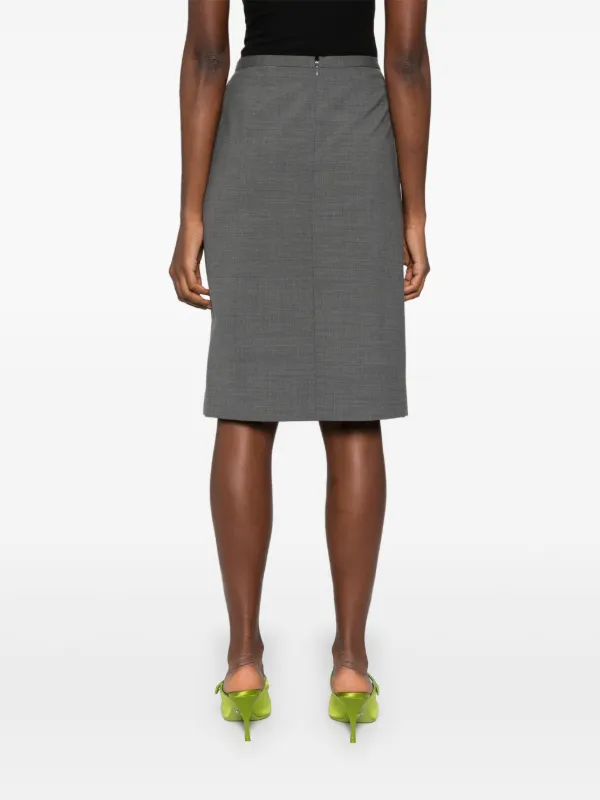 スカート PHILOSOPHY DI LORENZO SERAFINI Woman Skirt Grey 01155738 PHILOSOPHY DI LORENZO SERAFINI: Skirt woman - Grey